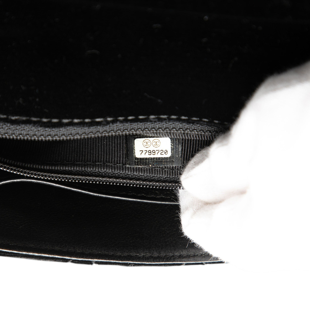 Pre-Loved Chanel CC Quilted Velvet Chain Shoulder Bag - Picture 6 of 7